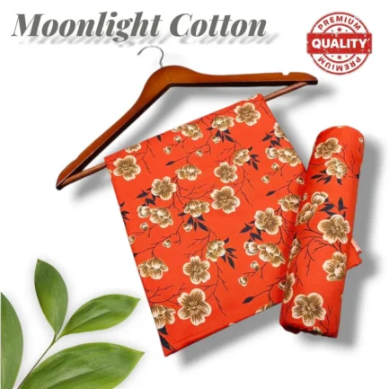 2 Pcs Women's Unstitched Printed Suit