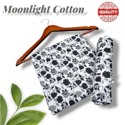 2 Pcs Women's Unstitched Printed Suit